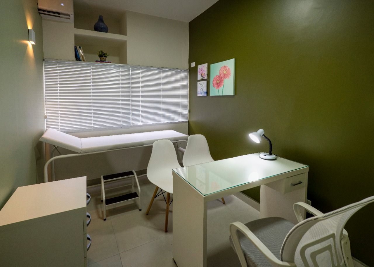 Consultório SELF3 — ambiente claro e acolhedor